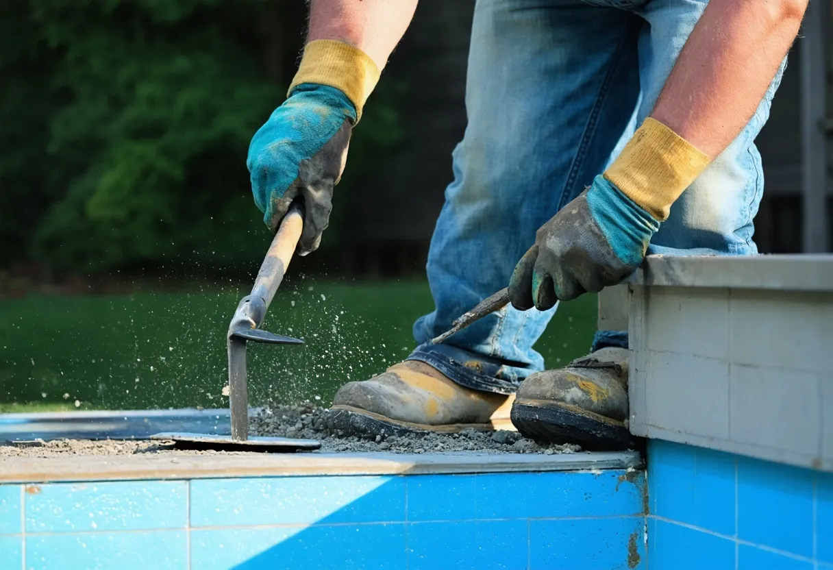 Pool renovation and repair greenville sc in Greenville